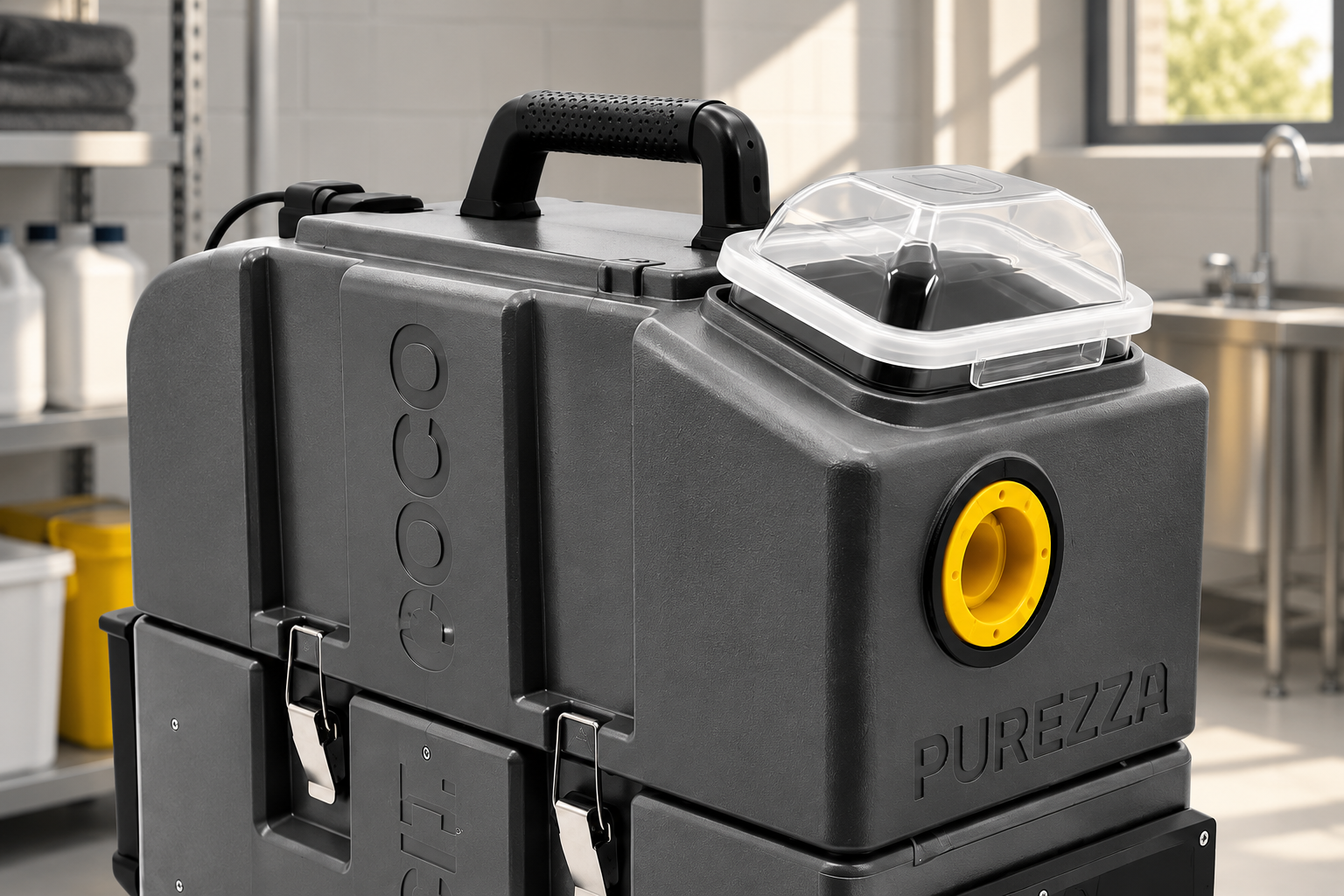 Purezza Scirocco upper housing — exterior illustration, not a view of the internal sensor