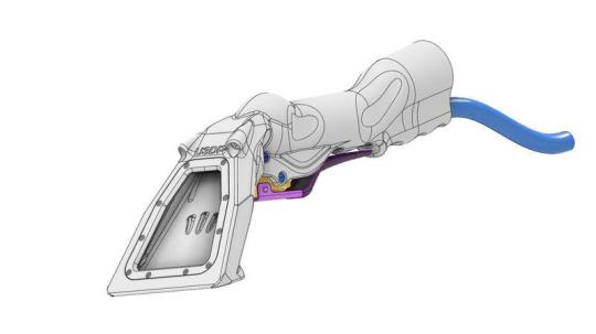 Насадка 2х камерная V2  с клапаном WP от U3DP_Clean 10,5см ширина