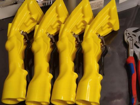 Насадка 2х камерная  с клапаном WP + переходники для  Karcher Puzzi 10,5см ширина