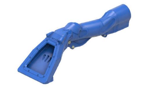 КОРПУС насадки 2-х камерной U3DP V2 БЕЗ КЛАПАНА 10,5см ширина
