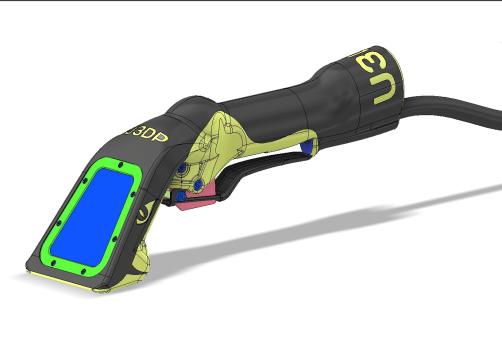 Насадка 2к95 2х камерная V2  с клапаном WP от U3DP_Clean 9,5см ширина до 80 гр